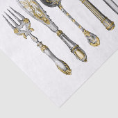 Papier Mousseline Cuisine à cuillère à fourche de couteau (Détail)