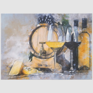 Papier Mousseline Cuisine au fromage à vin 20x30 Découpage