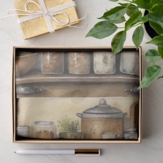 Papier Mousseline Cuisine de la ferme (Cadeau)