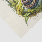 Papier Mousseline Cuisine des animaux des bois découpage serpent (Détail)