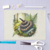 Papier Mousseline Cuisine des animaux des bois découpage serpent (Artisanat)