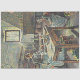 Papier Mousseline Cuisine française vintage