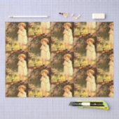 Papier Mousseline Cuisine victorienne avec oiseaux  (Artisanat)