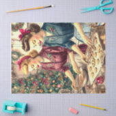 Papier Mousseline Cuisson de biscuits vintage Noël Dames (Artisanat)