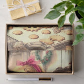 Papier Mousseline Cuisson de biscuits vintage Noël Dames (Cadeau)