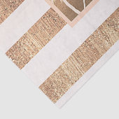 Papier Mousseline Cuivre et crème Palmiers tropicaux Sparkings moder (Détail)