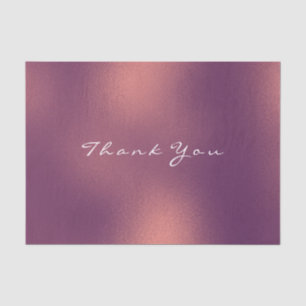 Papier Mousseline Cuivre Rose Gold Blush Metallic Merci Luxe