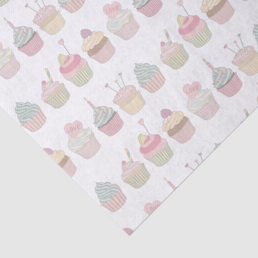 Papier Mousseline Cupcakes (Détail)