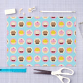 Papier Mousseline Cupcakes chats mignons (Artisanat)