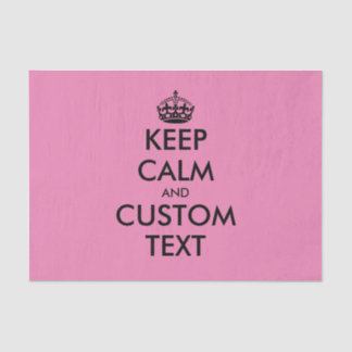 Papier Mousseline Custom Keep Calm papier cadeau souvenir papier pap