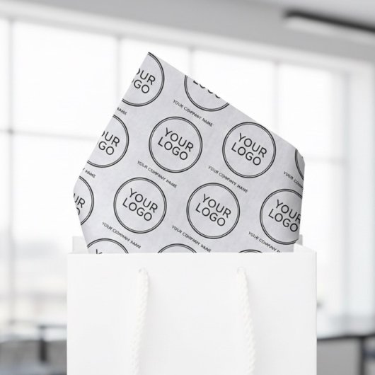 Papier Mousseline Custom Logo Tissue Paper with Company Name