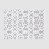 Papier Mousseline Custom Logo Tissue Paper with Company Name (Recto)