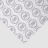 Papier Mousseline Custom Logo Tissue Paper with Company Name (Détail)