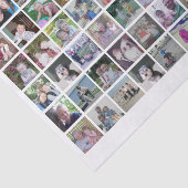 Papier Mousseline Custom Modern Family 60 Photo Collage - blanc (Détail)