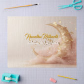 Papier Mousseline Custom Ramadan Mubarak – Personalized Arabic (Artisanat)