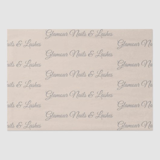 Papier Mousseline Custom Tissue Paper for Beauty Packaging (Recto)