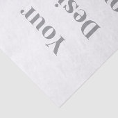 Papier Mousseline Customizable Your Design or Text Here Personalized (Détail)