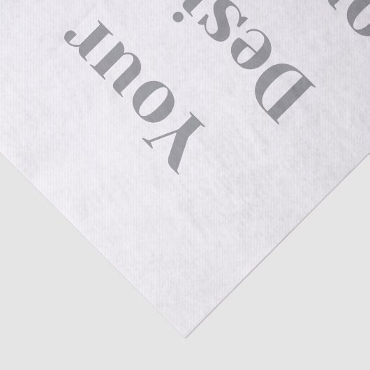 Papier Mousseline Customizable Your Design or Text Here Personalized (Détail)