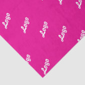 Papier Mousseline Customized Your Own Logo Stylish Modern Minimal (Détail)