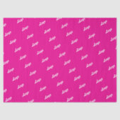 Papier Mousseline Customized Your Own Logo Stylish Modern Minimal (Recto)