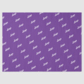 Papier Mousseline Customized Your Own Logo Stylish Modern Minimal (Recto)