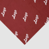 Papier Mousseline Customized Your Own Logo Stylish Modern Minimal (Détail)