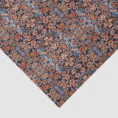 Papier Mousseline Cut Tree Logs Stacked Together Pattern Photograph (Détail)