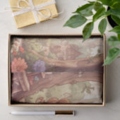 Papier Mousseline Cute Alice in Wonderland Whimsical Woodland Art (Cadeau)