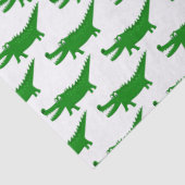 Papier Mousseline Cute Alligator Drawing (Détail)