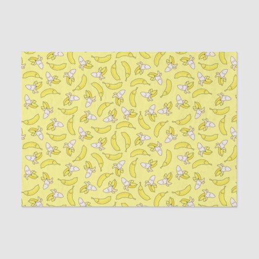 Papier Mousseline Cute Anniversaire de enfant banane Kawaii (Recto)