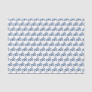 Papier Mousseline Cute Aquarelle Bleu Chaussures pour bébé Motif