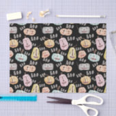 Papier Mousseline Cute Aquarelle Boo Citrouille Éffrayant Halloween (Artisanat)