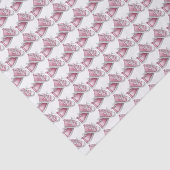 Papier Mousseline Cute Aquarelle rose Motif Chaussures pour bébé (Détail)