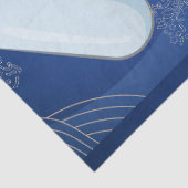 Papier Mousseline Cute Baby Elephant First Birthday (Détail)