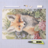 Papier Mousseline Cute Baby Fox (Artisanat)