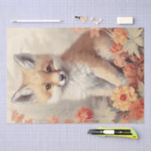 Papier Mousseline Cute Baby Fox (Artisanat)