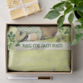 Papier Mousseline CUTE BABY HUGGING RABBIT Irish St. Patrick's Day (Cadeau)