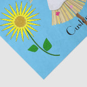 Papier Mousseline Cute Blonde Pigtails Scarecrow (Détail)