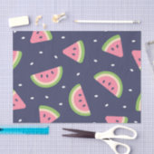 Papier Mousseline Cute Blue Green Boy's Birthday Watermelon Fruit (Artisanat)