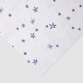 Papier Mousseline Cute Blue Twinkle Little Star Tissue Paper (Détail)