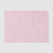Papier Mousseline Cute Blush Pink En vichy Entreprise Marque commerc (Recto)