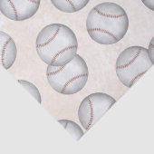 Papier Mousseline Cute Boy Motif de baseball (Détail)