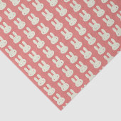 Papier Mousseline Cute Bunny Head Motif rose (Détail)