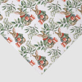 Papier Mousseline Cute Bunny Rabbit Christmas Tissue Paper (Détail)