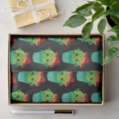 Papier Mousseline Cute Cactus dans un Sombrero sur tableau noir (Cadeau)