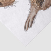 Papier Mousseline Cute Capybara Bébé Mère Aquarelle do-it-yourself (Détail)