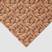 Papier Mousseline Cute carrelé motif de poulet frit (Détail)
