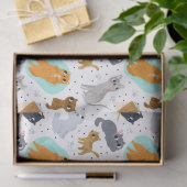 Papier Mousseline Cute cats Pattern Birthday for Cats (Cadeau)