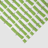 Papier Mousseline Cute céleri bâtons trio caricature légumes (Détail)