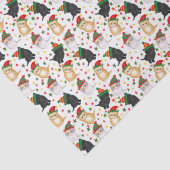 Papier Mousseline Cute chatons papier tissu de Noël (Détail)